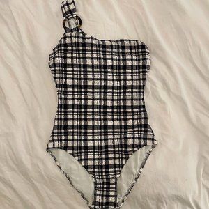 Solid & Striped Juliana One-Piece in "Puckered Madras" - NWT - Size S